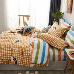 Home Decor Home & Pets Millions Of Happy Rainbows Supreme Polyester Bedding Set