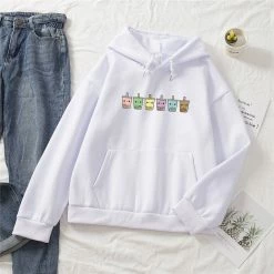 Apparel Mini Bubbleteas Part-Cotton Hoodie