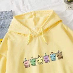 Apparel Mini Bubbleteas Part-Cotton Hoodie