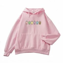 Apparel Mini Bubbleteas Part-Cotton Hoodie
