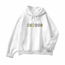 Apparel Mini Bubbleteas Part-Cotton Hoodie