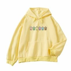 Apparel Mini Bubbleteas Part-Cotton Hoodie