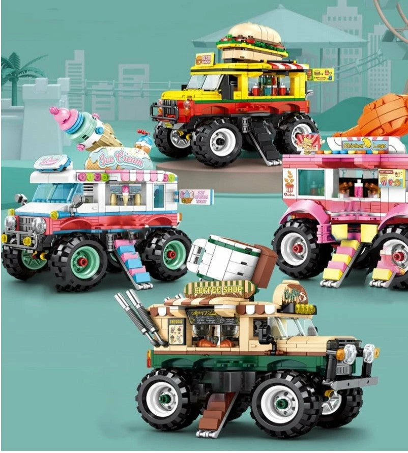 Build It Munching Food Truck Building Sets 3 Build It Munching Food Truck Building Sets