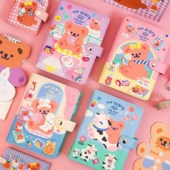 Accessories Stationery My Beary Cute And Colourful Diary