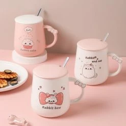 Home Decor Home & Pets Naughty Rabbit Ceramic Mugs