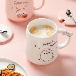 Home Decor Home & Pets Naughty Rabbit Ceramic Mugs