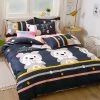 Home Decor Navy Blue & Pink Puppy Print Bedding Set 2 Home Decor Navy Blue & Pink Puppy Print Bedding Set