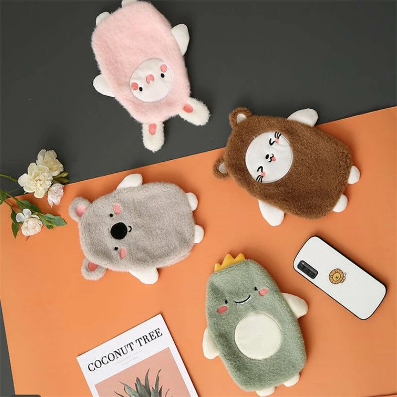 Accessories Pastel Animal Friends Portable Hot Water Bottle 9 Accessories Pastel Animal Friends Portable Hot Water Bottle