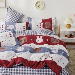 Home Decor Patchwork Pattern Bunny Bedding Sets Home & Pets 48 Home Decor Patchwork Pattern Bunny Bedding Sets Home & Pets