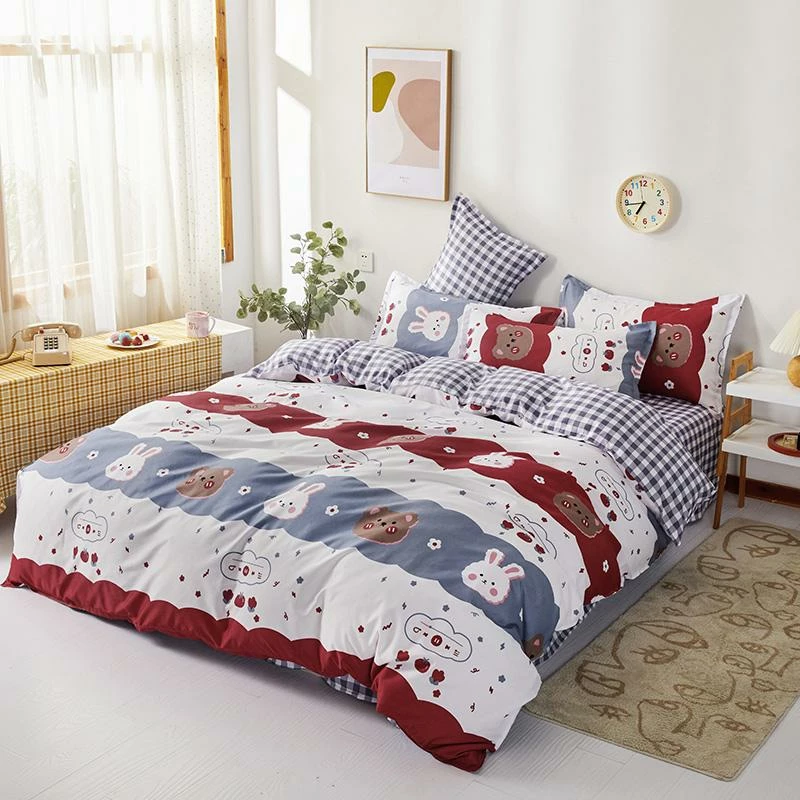 Home Decor Patchwork Pattern Bunny Bedding Sets Home & Pets 3 Home Decor Patchwork Pattern Bunny Bedding Sets Home & Pets