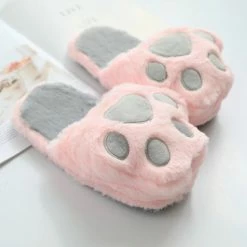 Apparel Paw Plush Slippers