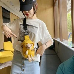 Apparel Peaking Bear Crossbody Bag