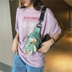 Apparel Peaking Bear Crossbody Bag