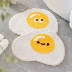 Home Decor Perfect Sunny Side Eggs Floor Mat Home & Pets