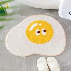 Home Decor Perfect Sunny Side Eggs Floor Mat Home & Pets