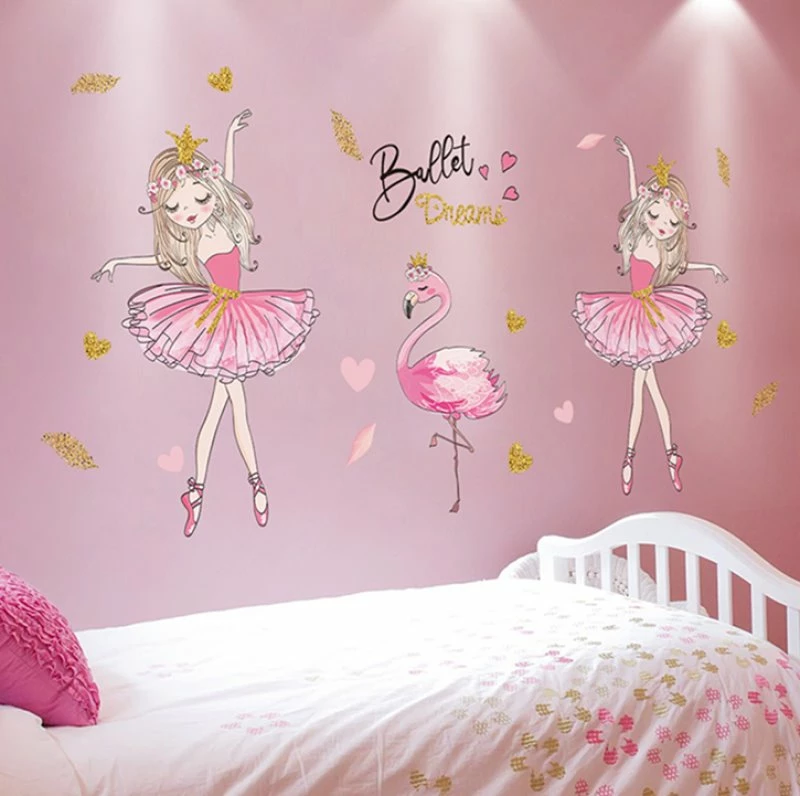 Home Decor Pink Forest With The Spiritual Deer Or Beautiful Ballerina Wall Decal 7 Home Decor Pink Forest With The Spiritual Deer Or Beautiful Ballerina Wall Decal