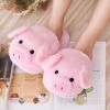 Apparel Pink Piggy Plush Slippers 1 Apparel Pink Piggy Plush Slippers