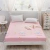 Home Decor Pink Princess Bunny Fitted Bedsheet