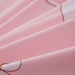 Home Decor Pink Princess Bunny Fitted Bedsheet