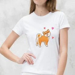 Apparel Playful Shiba Cotton Tee