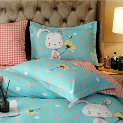 Home Decor Home & Pets Plumeria Flower From Hello Bunny Supreme Bedding Set