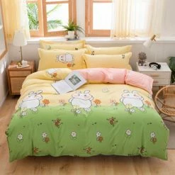 Home Decor Plumpy Cute Rabbit Bedding Set Home & Pets