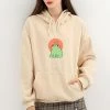 Apparel Sea Animals Prince The Cute Frog Red Sun Part-Cotton Hoodie