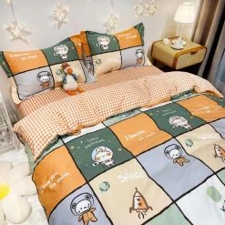 Home Decor Pure Cotton I Love You So Much Space Adventure Bedding Set Home & Pets