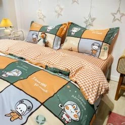 Home Decor Pure Cotton I Love You So Much Space Adventure Bedding Set Home & Pets