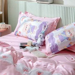Home Decor Rainbow Teddy Bears Bedding Set