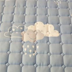 Home Decor Home & Pets Raining Clouds Quilted Fitted Bedsheet 14 Home Decor Home & Pets Raining Clouds Quilted Fitted Bedsheet