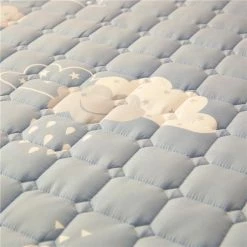Home Decor Home & Pets Raining Clouds Quilted Fitted Bedsheet 13 Home Decor Home & Pets Raining Clouds Quilted Fitted Bedsheet