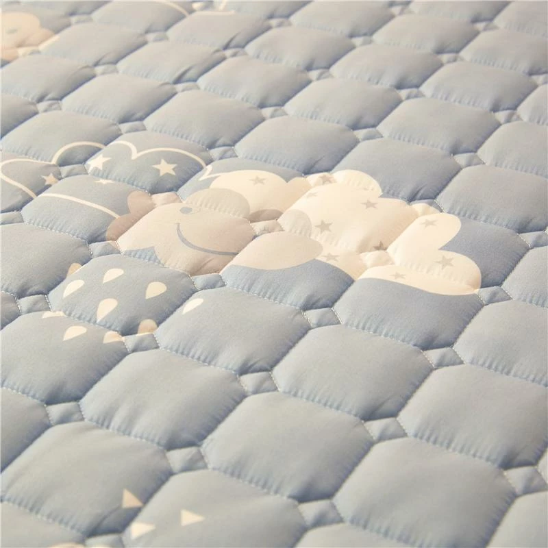 Home Decor Home & Pets Raining Clouds Quilted Fitted Bedsheet 6 Home Decor Home & Pets Raining Clouds Quilted Fitted Bedsheet