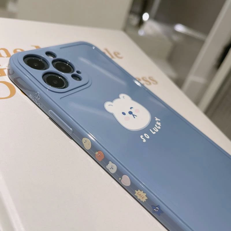 Accessories Retro Kawaii Lucky White Bear IPhone Case 6 Accessories Retro Kawaii Lucky White Bear IPhone Case