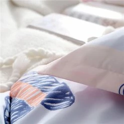 Home Decor Romantic Couple Whale Bedding Set