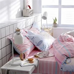 Home Decor Romantic Couple Whale Bedding Set