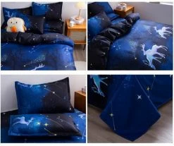 Home Decor Romantic Reindeer Bedding Set