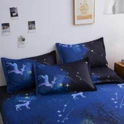 Home Decor Romantic Reindeer Bedding Set