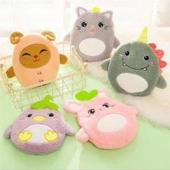 Accessories Round Animal Buddies Portable Plush Hot Water Bottle Sea Animals