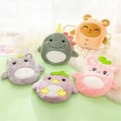Accessories Round Animal Buddies Portable Plush Hot Water Bottle Sea Animals