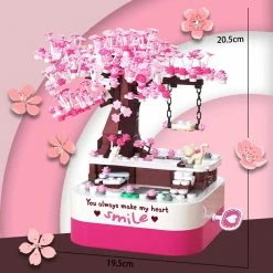Build It Sakura Cherry Blossoms Tree Music Box