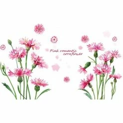 Home Decor Sakura Flowers & Spiritual Deer Wall Decal