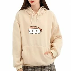 Apparel Shrimp Nigiri Sushi Part-Cotton Hoodie