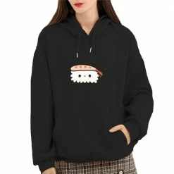 Apparel Shrimp Nigiri Sushi Part-Cotton Hoodie