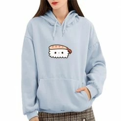 Apparel Shrimp Nigiri Sushi Part-Cotton Hoodie