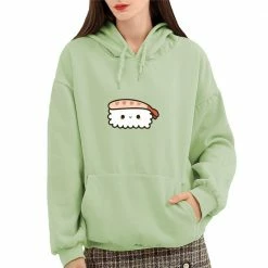 Apparel Shrimp Nigiri Sushi Part-Cotton Hoodie
