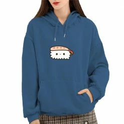 Apparel Shrimp Nigiri Sushi Part-Cotton Hoodie