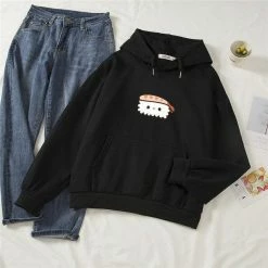 Apparel Shrimp Nigiri Sushi Part-Cotton Hoodie