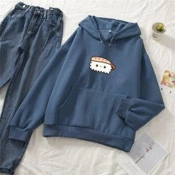 Apparel Shrimp Nigiri Sushi Part-Cotton Hoodie