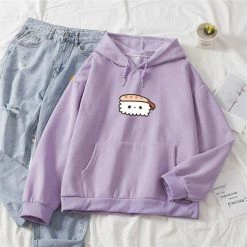 Apparel Shrimp Nigiri Sushi Part-Cotton Hoodie